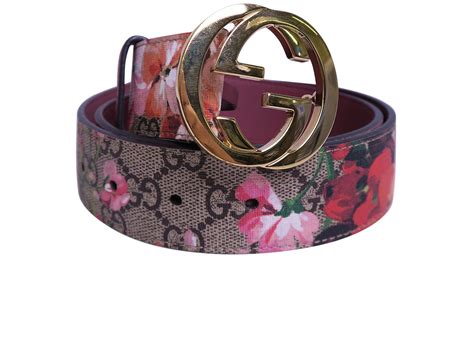 gucci blooms belt